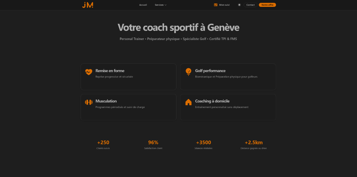 Logo de JM le coach